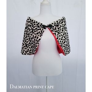 Dalmatian Print Cape